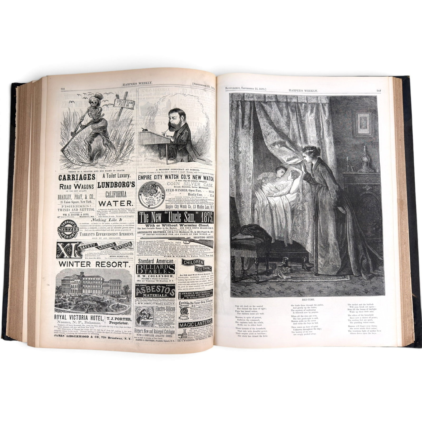 1875 HARPER'S WEEKLY - 11
