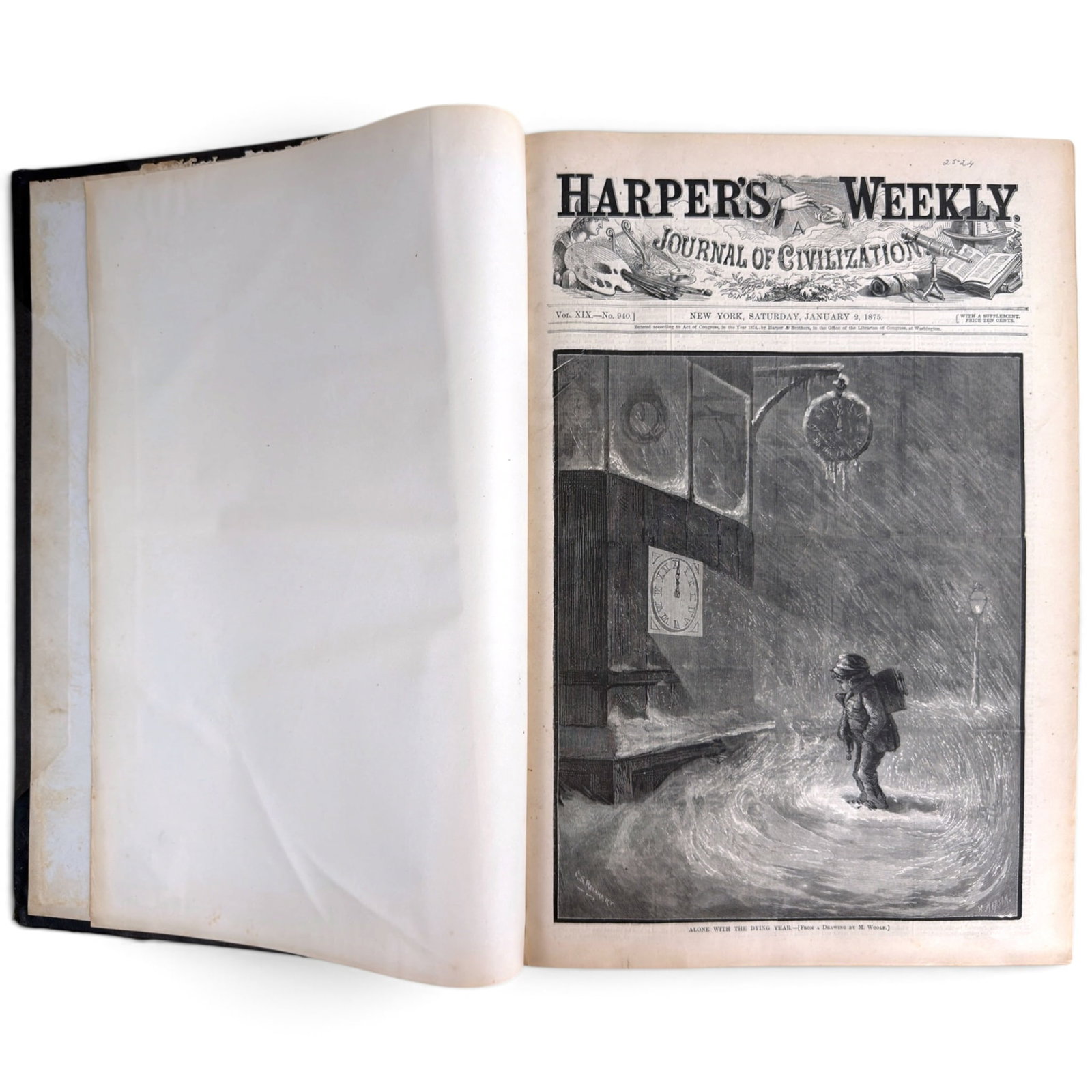 1875 HARPER'S WEEKLY - 2