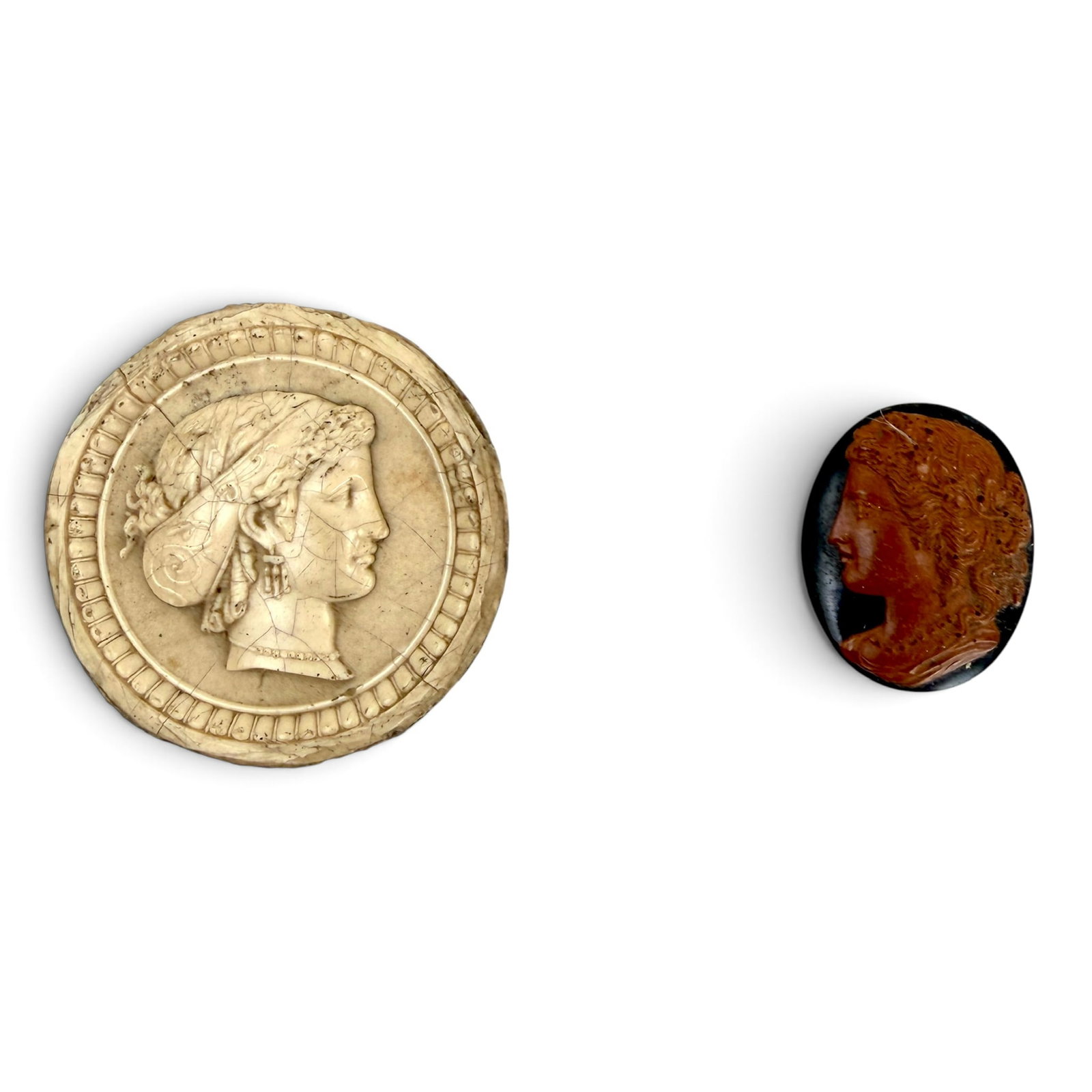 (18th / 19th c) ITALIAN GRAND TOUR ROUNDEL & CAMEO (1 of 12)