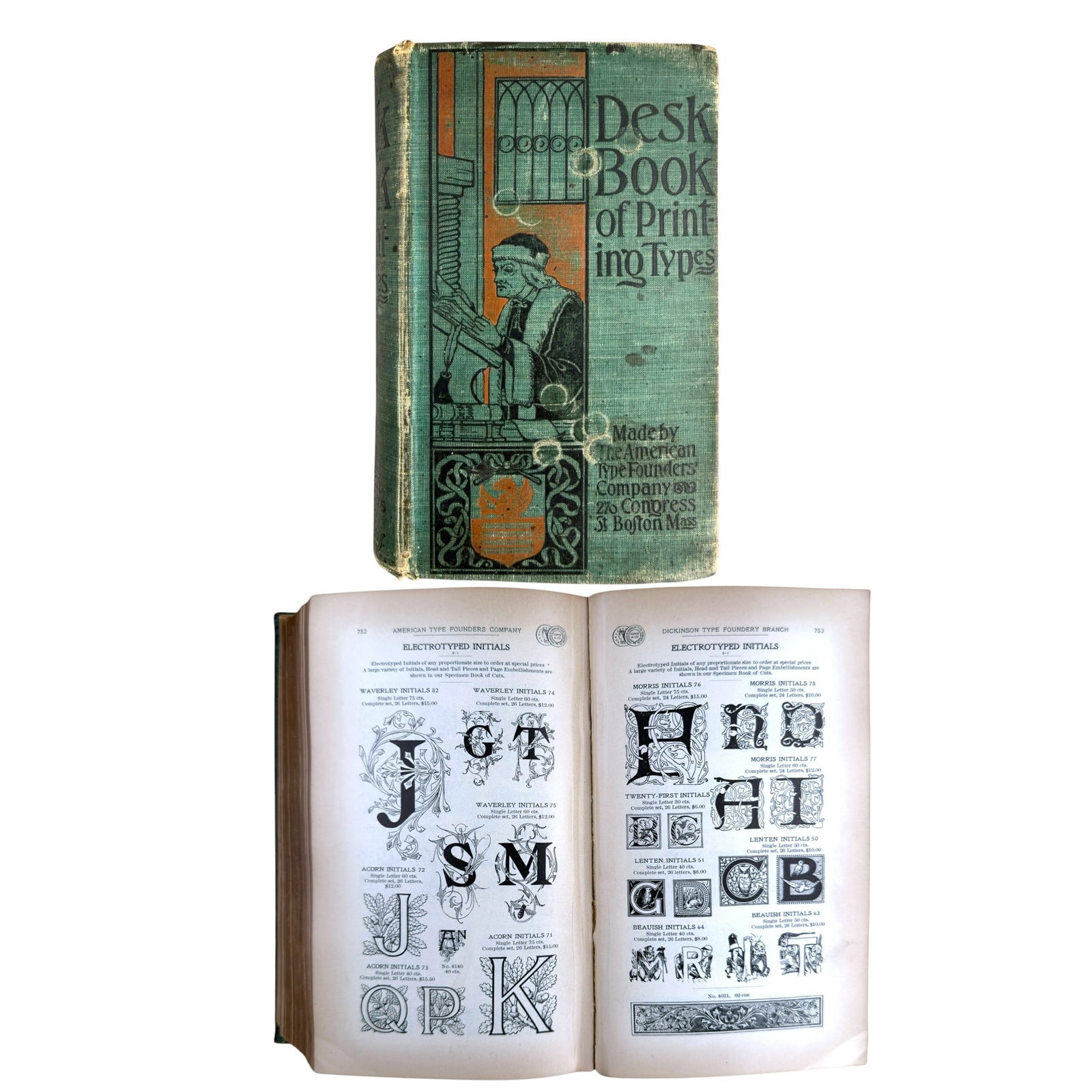 1898 DESK BOOK OF PRINTING TYPES (1 of 10)