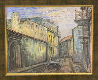 STASYS JUSKUS (1936-2019) "THE OLD TOWN"