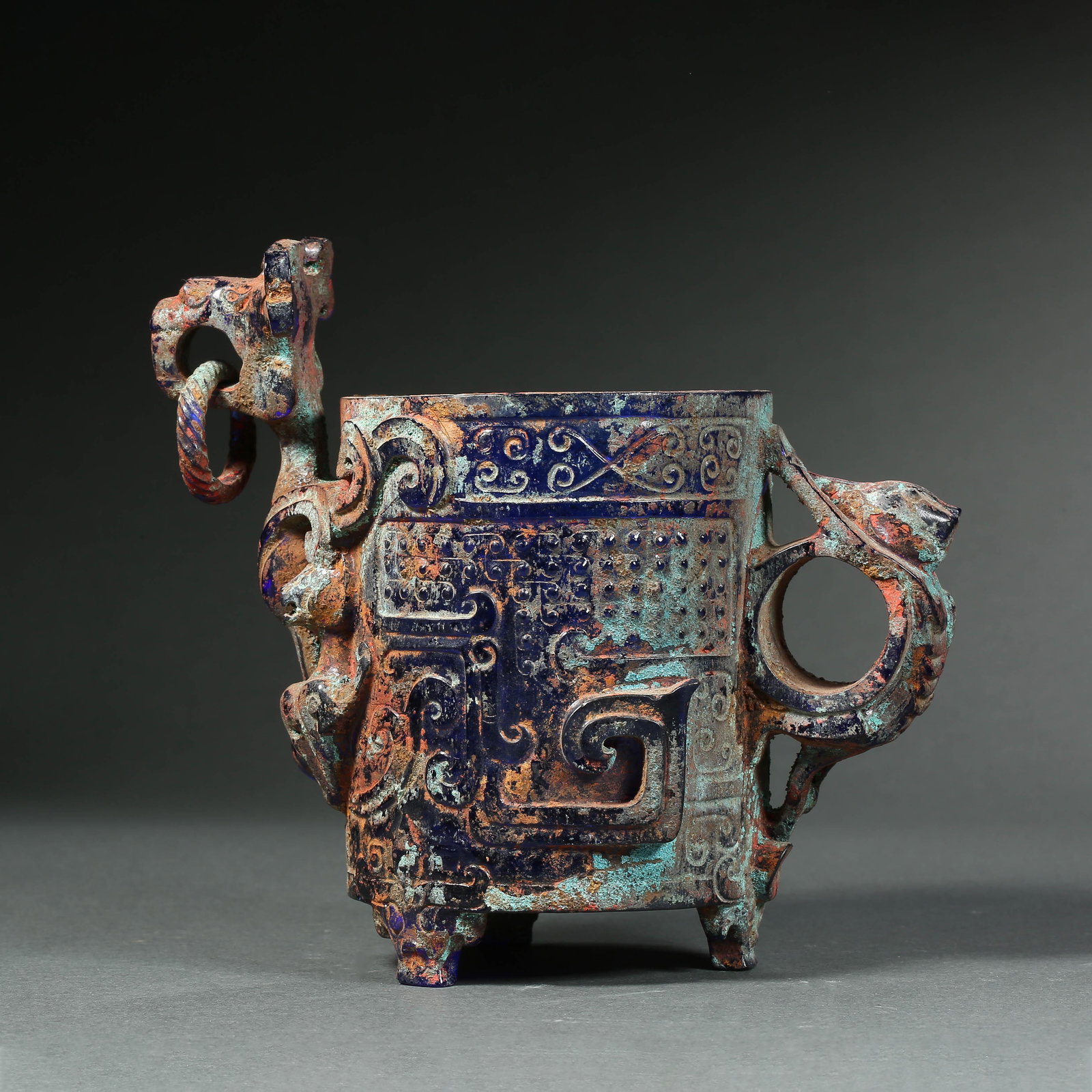 CHINESE GLASS CUP, HAN DYNASTY (1 of 13)