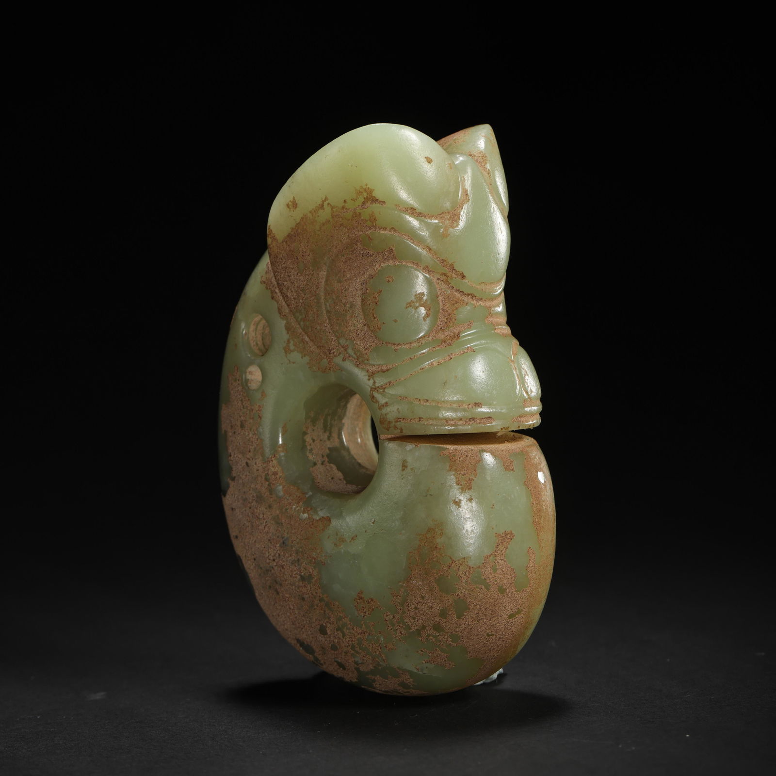 JADE PIG DRAGON, RED MOUNTAIN CULTURE, CHINA (1 of 9)