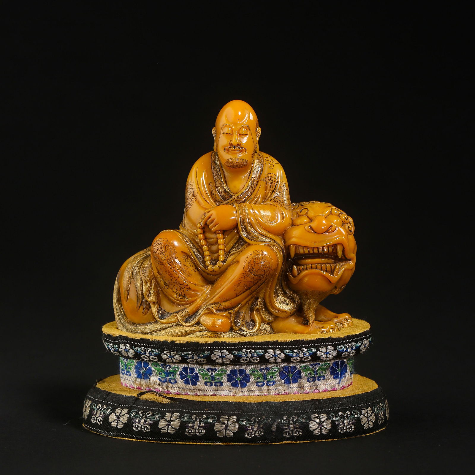 TIAN HUANG STONE ARHAT, QING DYNASTY (1 of 9)