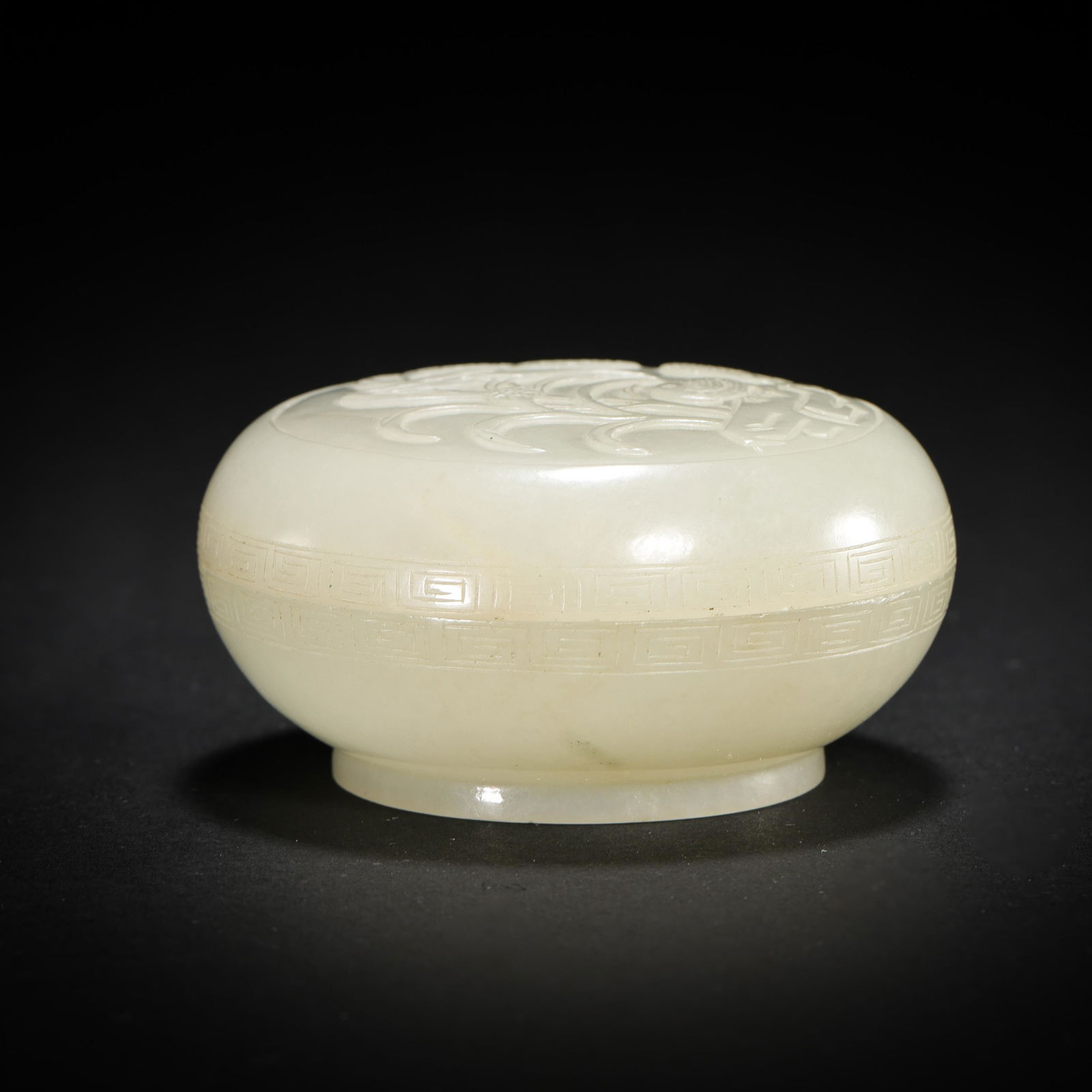 CHINESE HETIAN JADE COMPACT, QING DYNASTY (1 of 10)