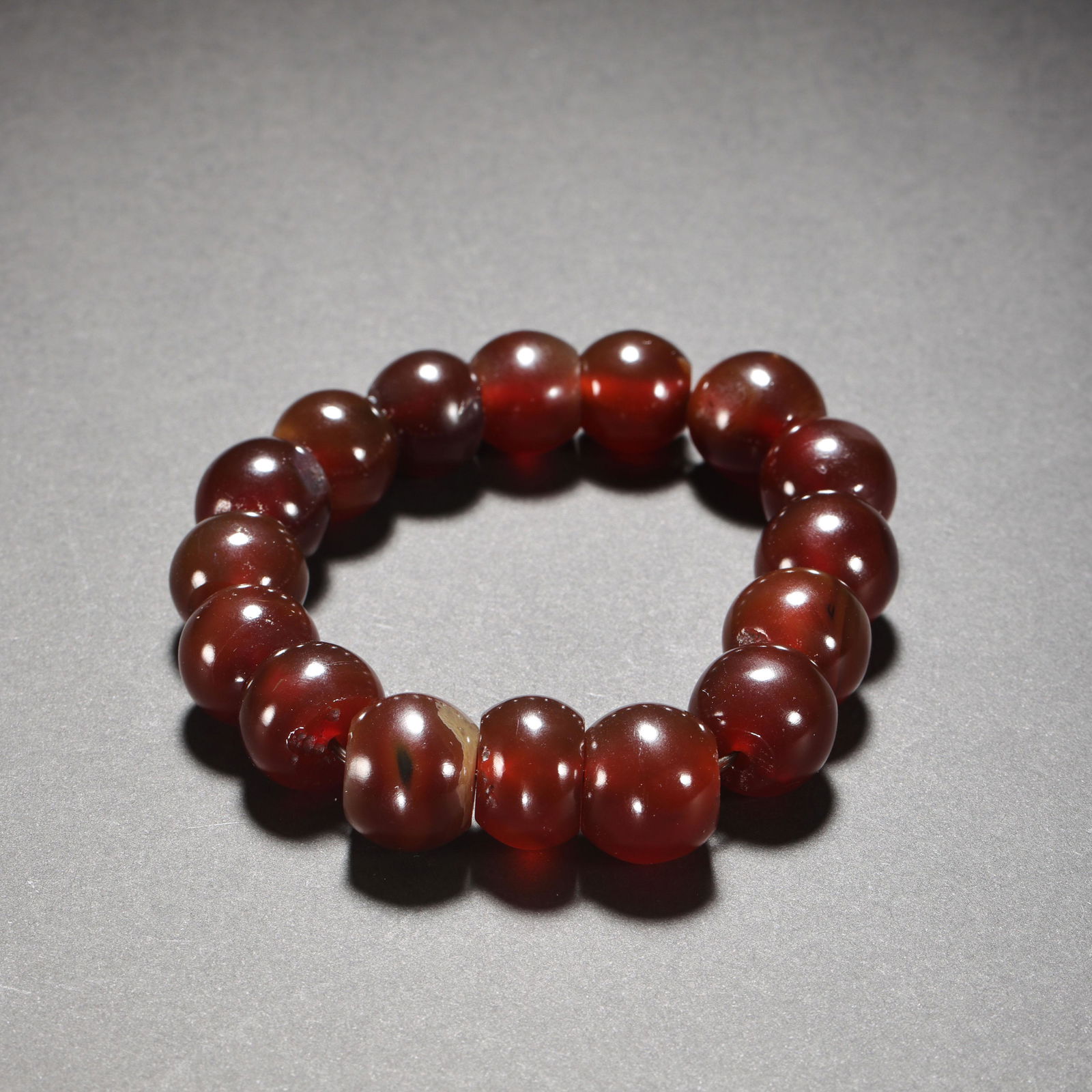 CHINESE AGATE HAND SKEWER, LIAO DYNASTY (1 of 8)