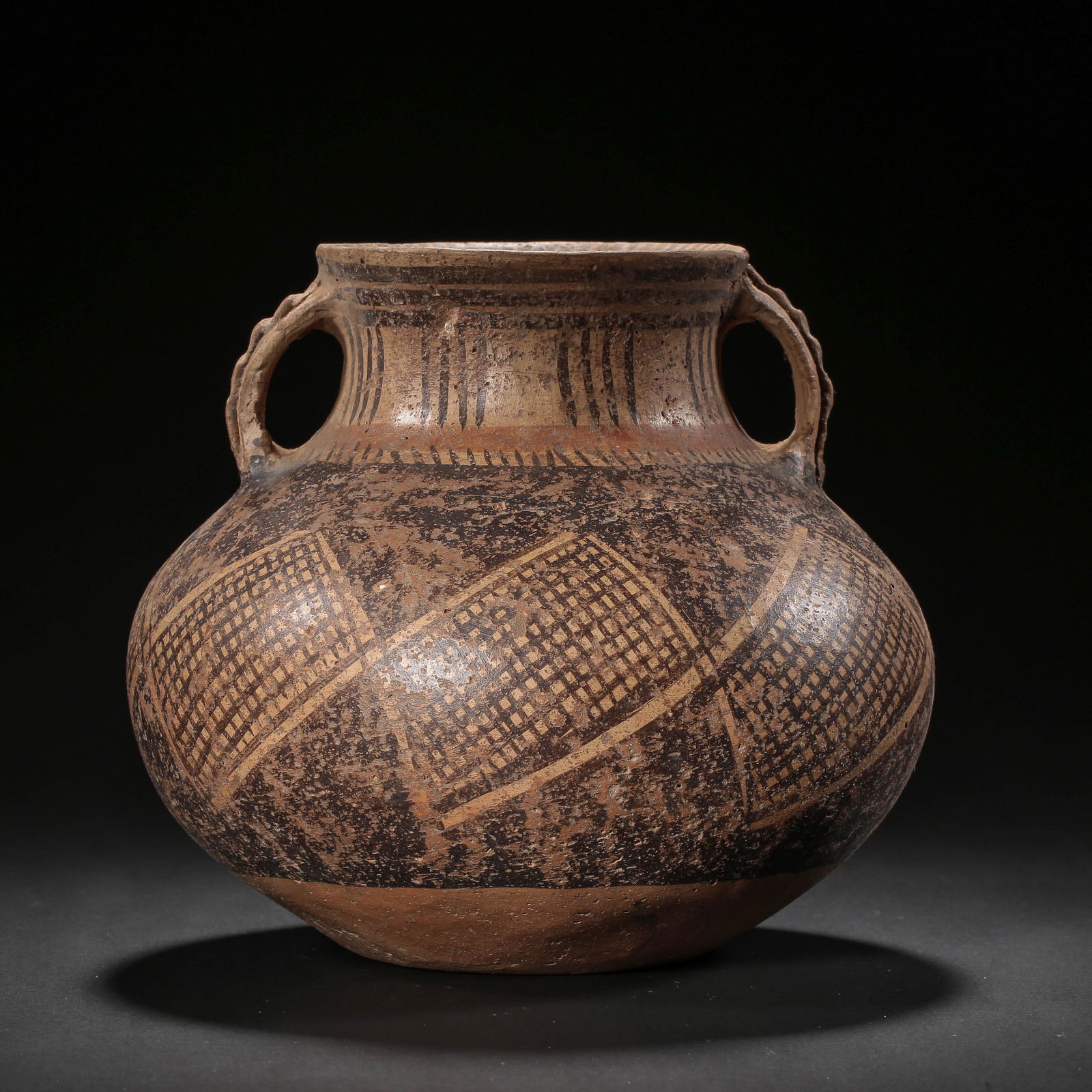 CHINESE MAJIAYAO CULTURAL PAINTED POTTERY JAR (1 of 8)