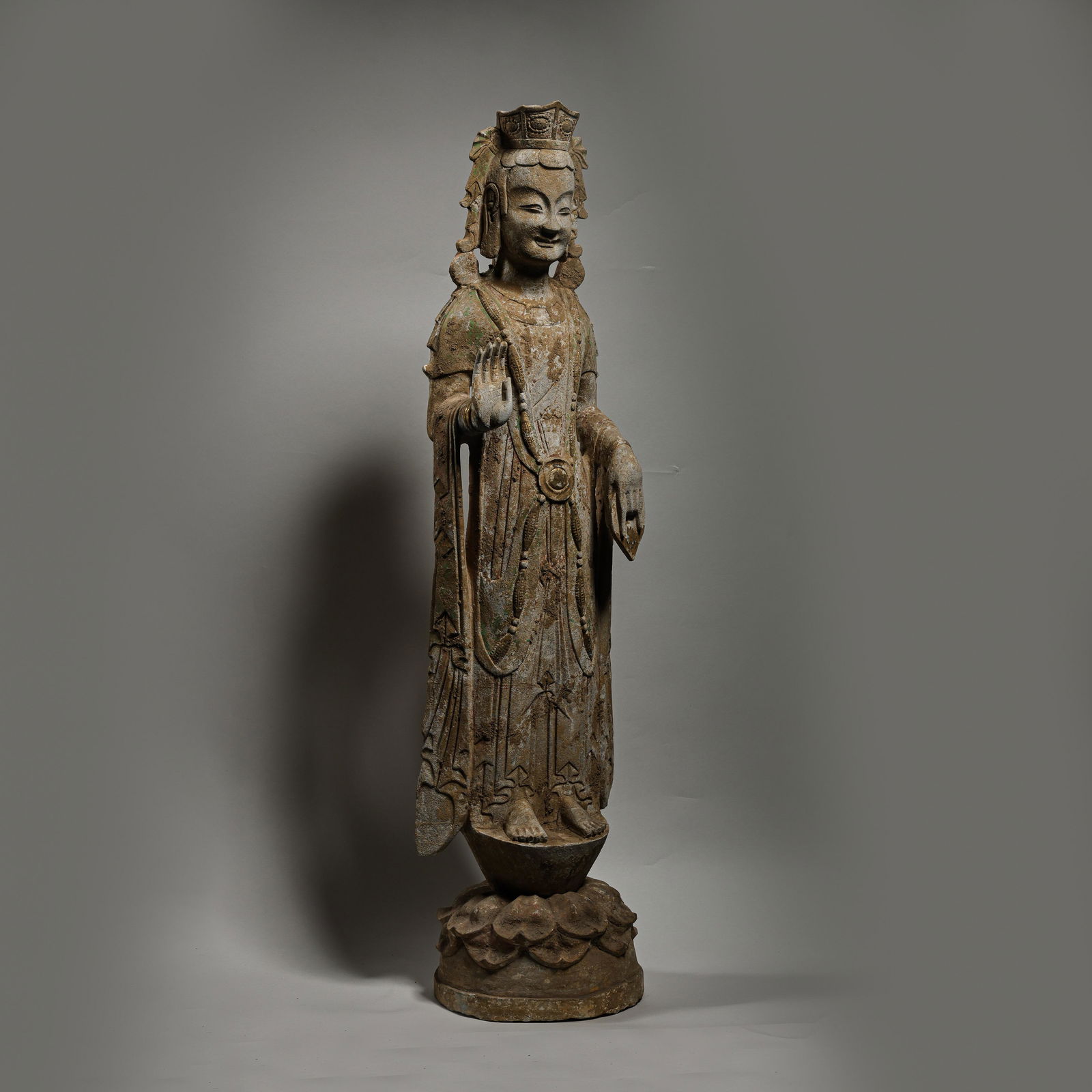 QINGSHI BUDDHA STATUE, NORTHERN WEI DYNASTY, CHINA (1 of 8)