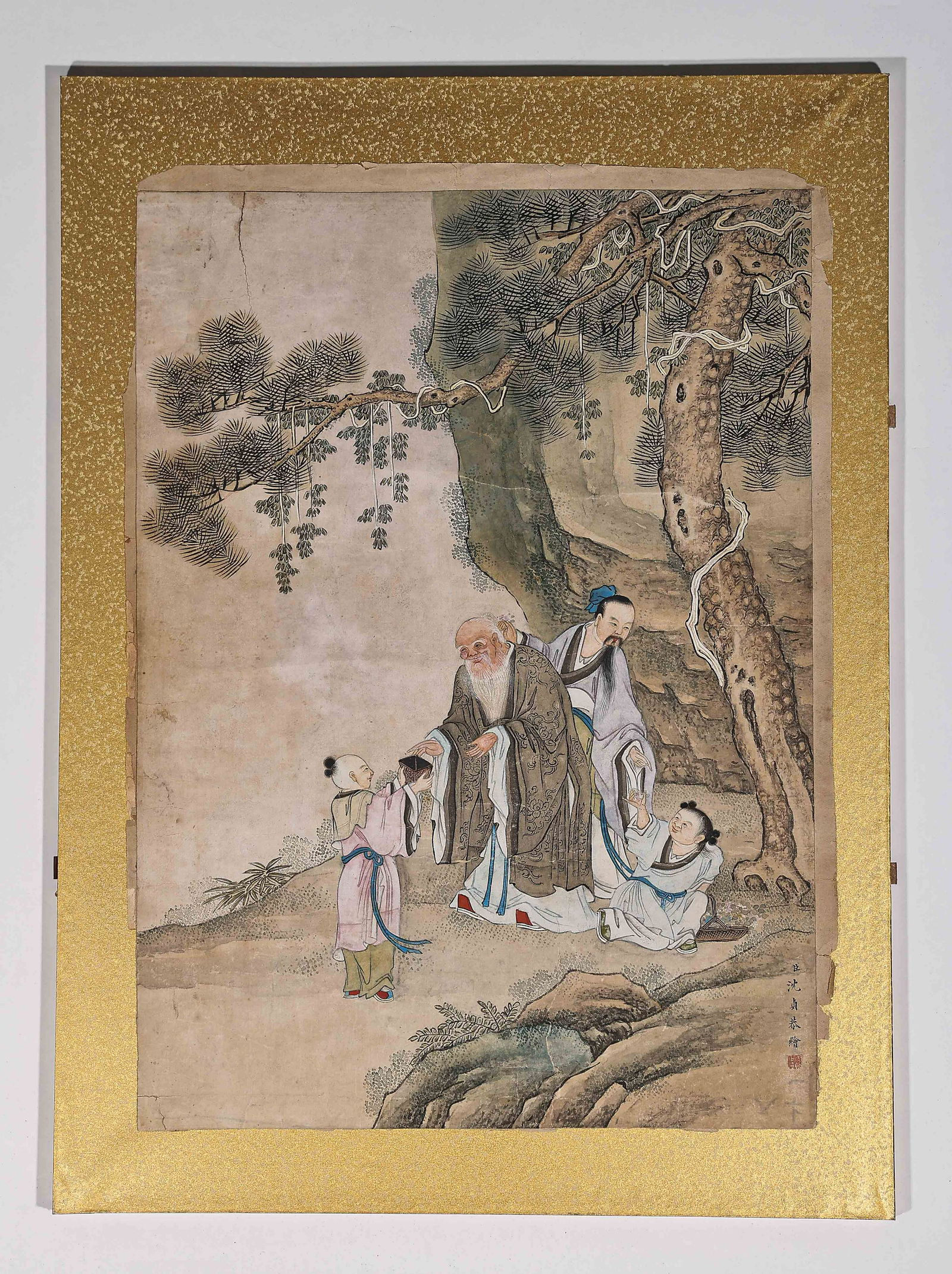 ANCIENT CHINESE PAINTING AND CALLIGRAPHY BY SHEN ZHEN (1 of 5)