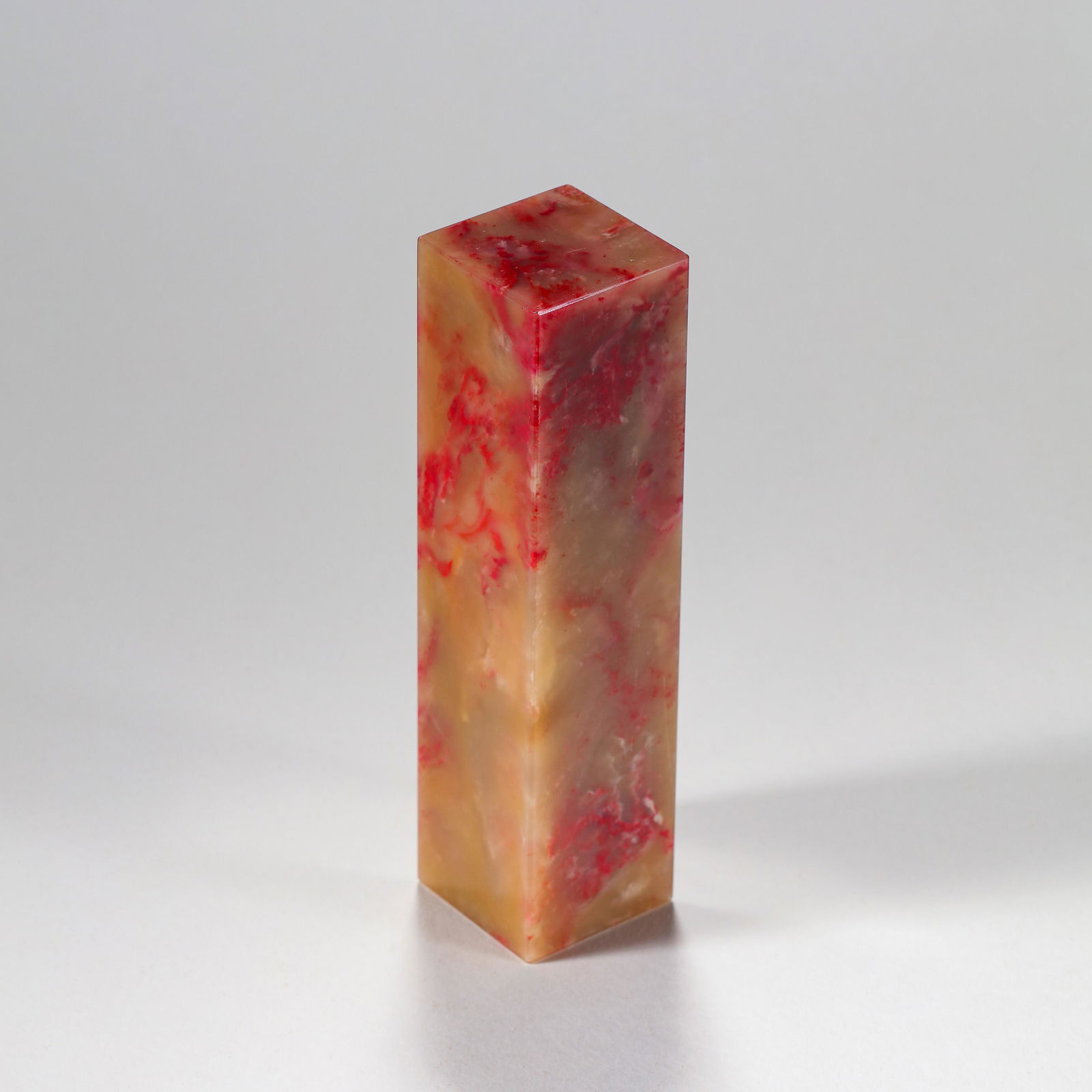 BALIN BLOODSTONE SQUARE SEAL, INNER MONGOLIA, MODERN (1 of 9)