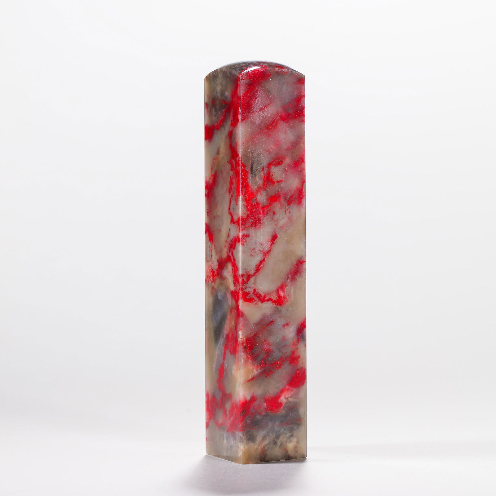 BALIN BLOODSTONE SQUARE SEAL, INNER MONGOLIA, MODERN (1 of 8)