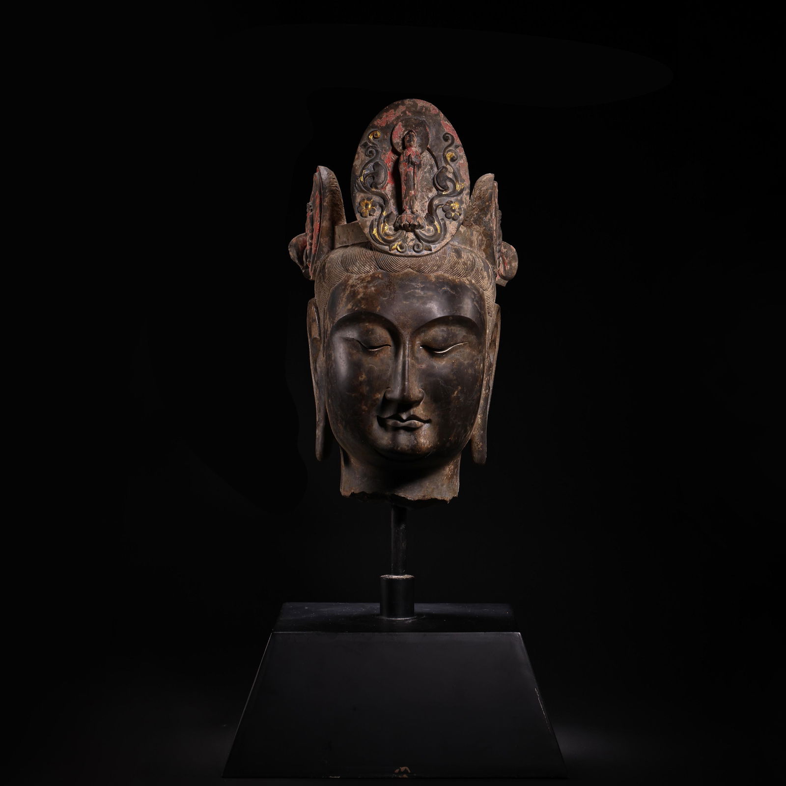 STONE BUDDHA HEAD FROM THE NORTHERN WEI DYNASTY, CHINA (1 of 10)