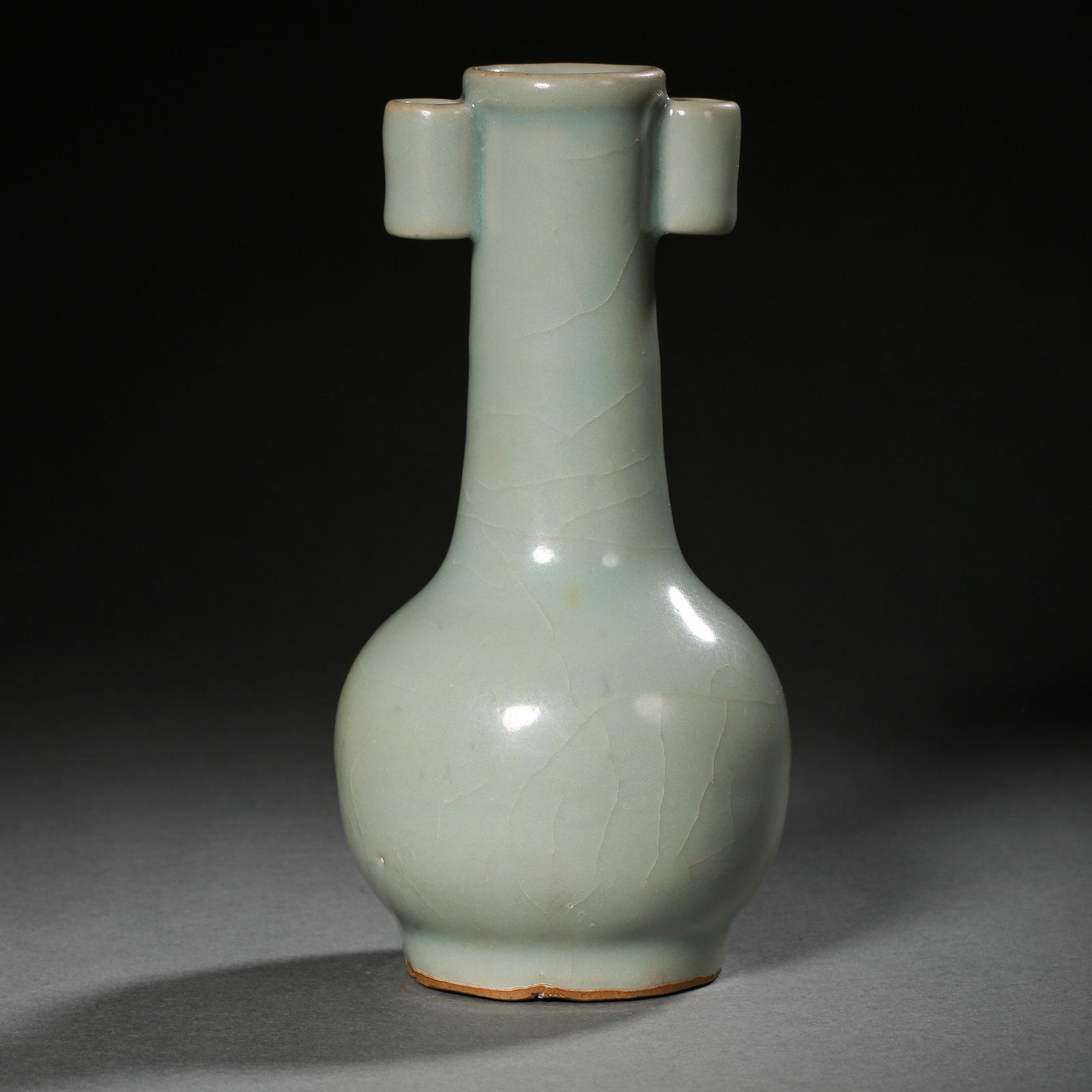 LONGQUAN WARE BLUE GLAZED FLASK, SOUTHERN SONG DYNASTY, (1 of 10)