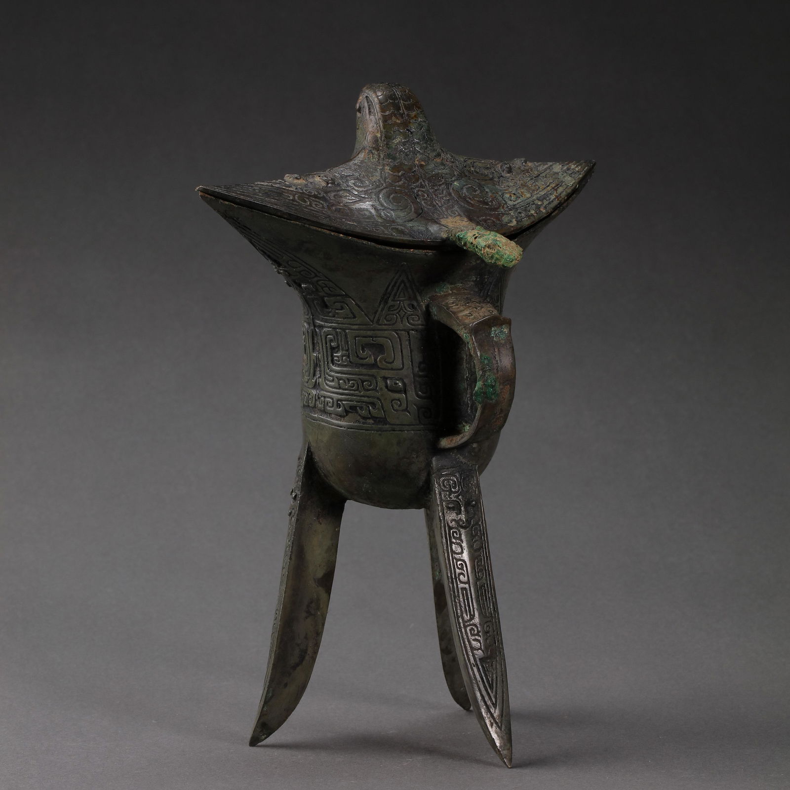CHINA'S WARRING STATES PERIOD BRONZE JUE CUP (1 of 9)