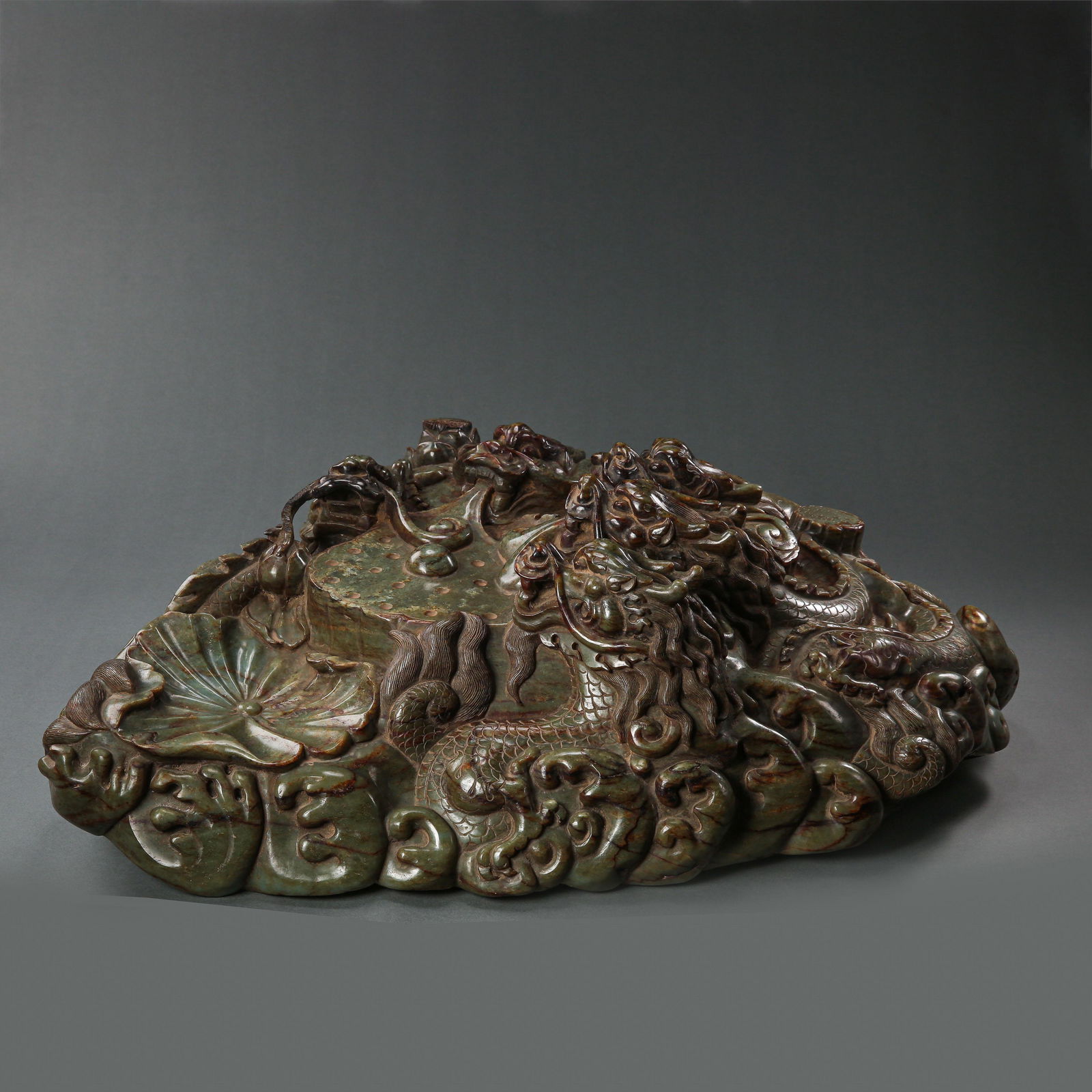 CHINESE MING DYNASTY HETIAN SAPPHIRE ORNAMENT (1 of 8)