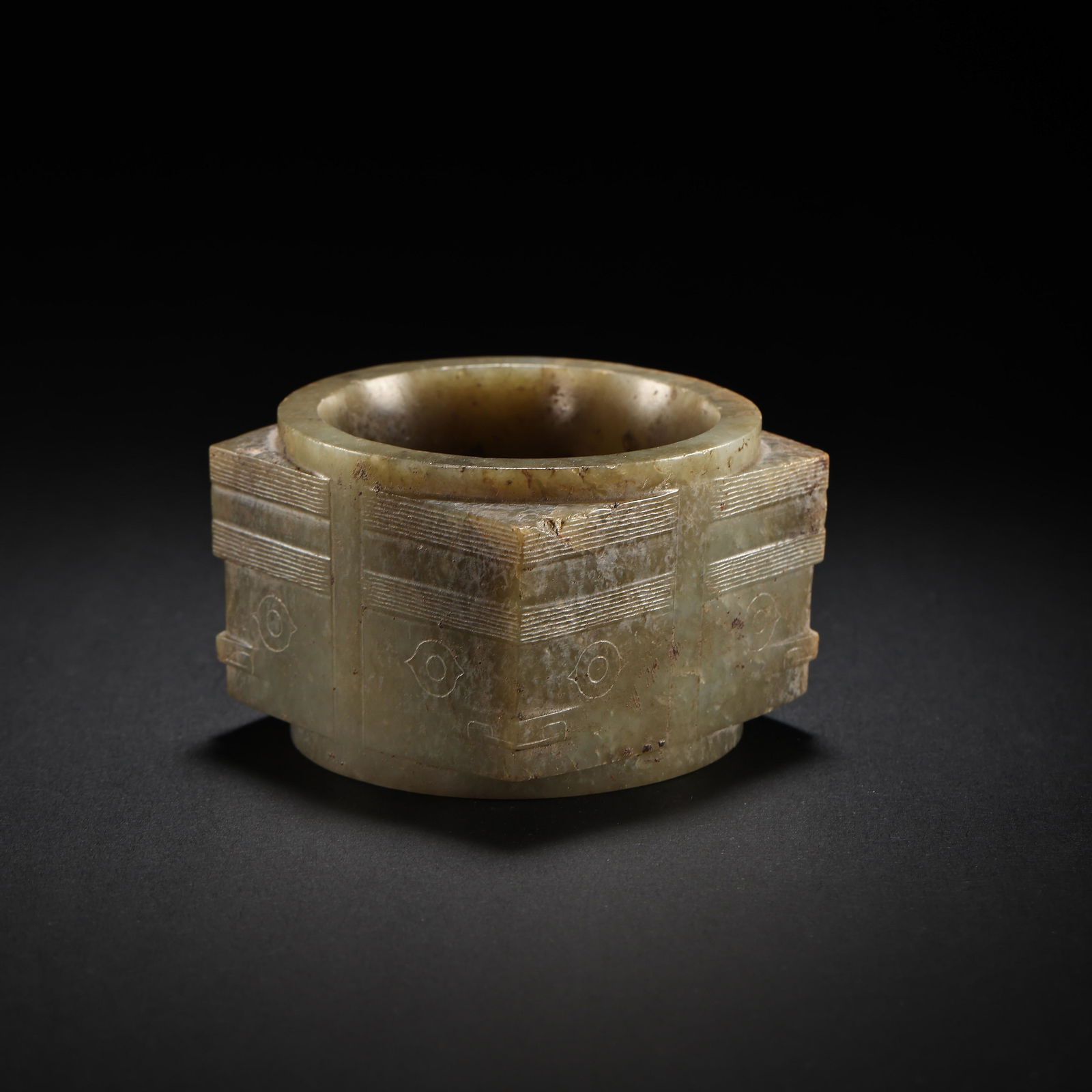 HETIAN JADE CONG, HAN DYNASTY (1 of 7)