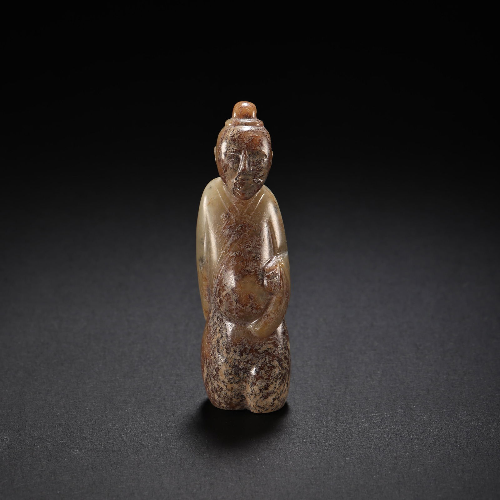 HETIAN JADE FIGURE, HAN DYNASTY (1 of 8)
