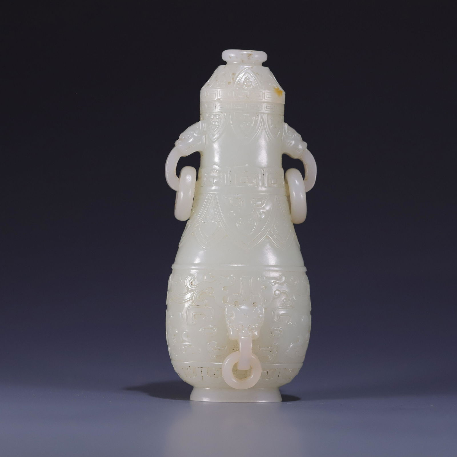 HETIAN JADE VASE FROM QING DYNASTY, CHINA (1 of 9)
