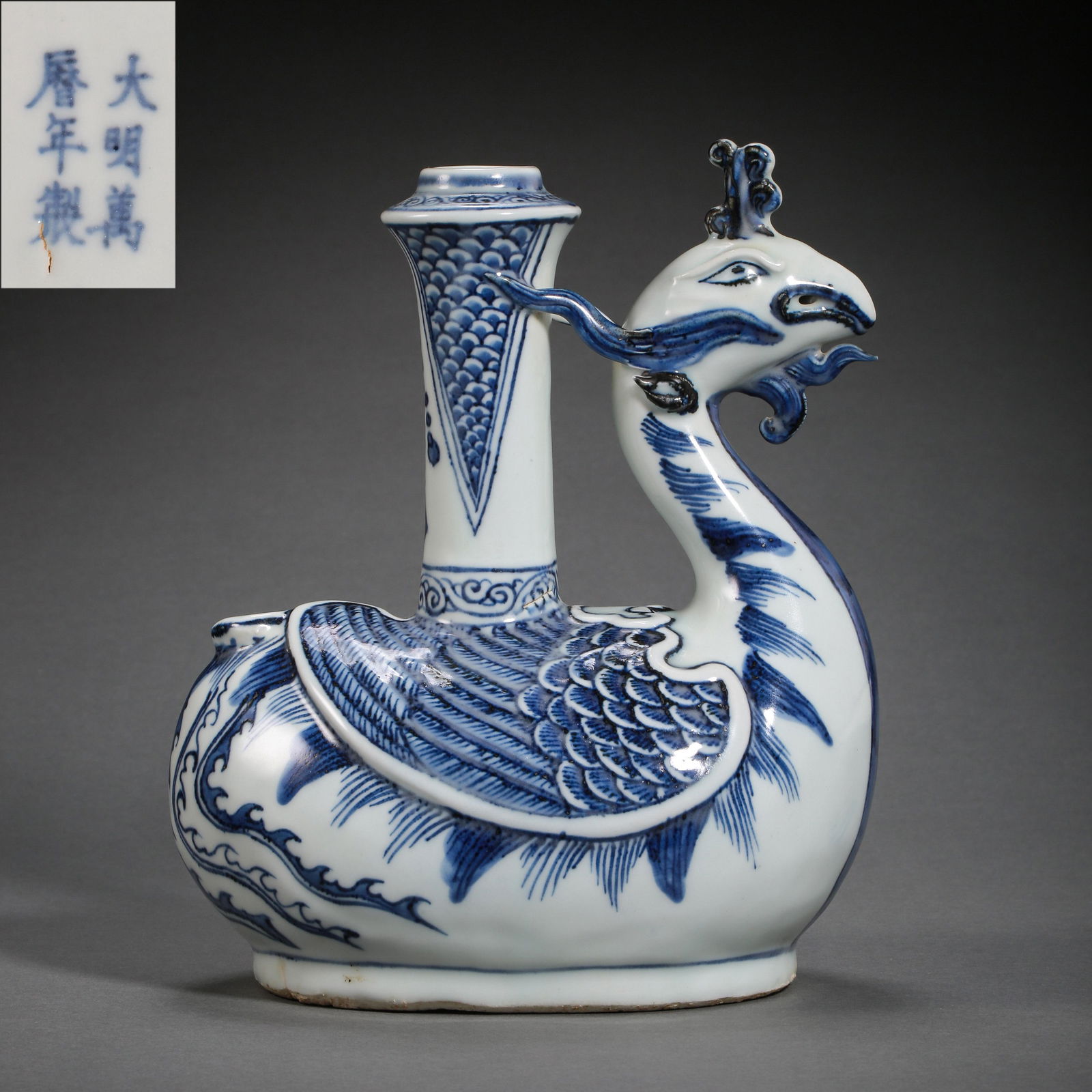 BLUE AND WHITE CANDLESTICKS FROM THE CHINESE MING DYNASTY (1 of 12)