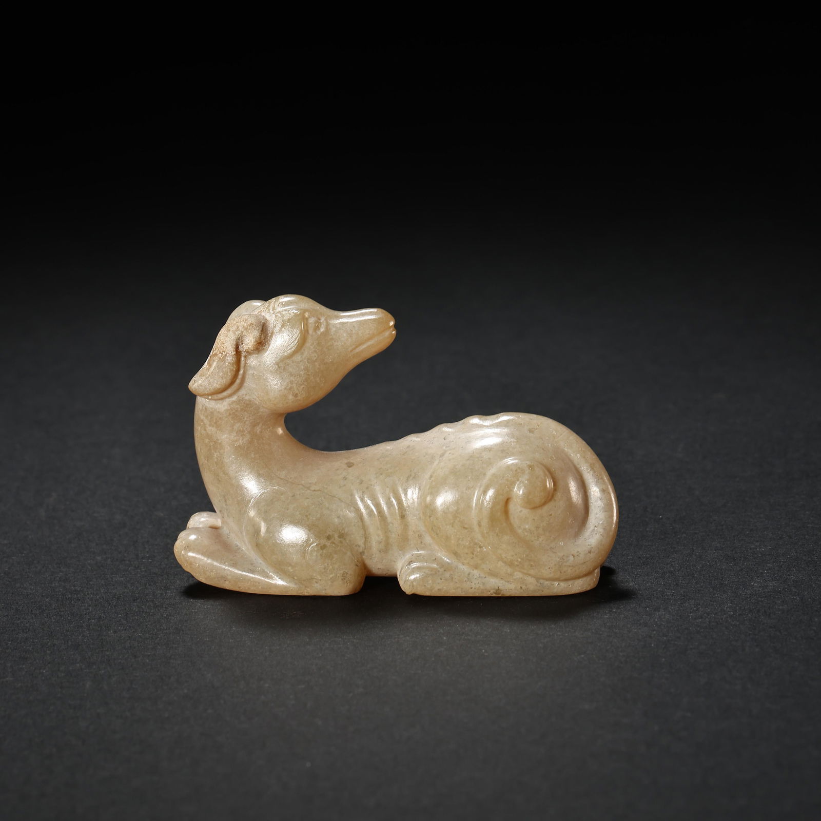 HETIAN JADE BEAST,  WARRING STATES PERIOD OR HAN DYNASTIES (1 of 9)