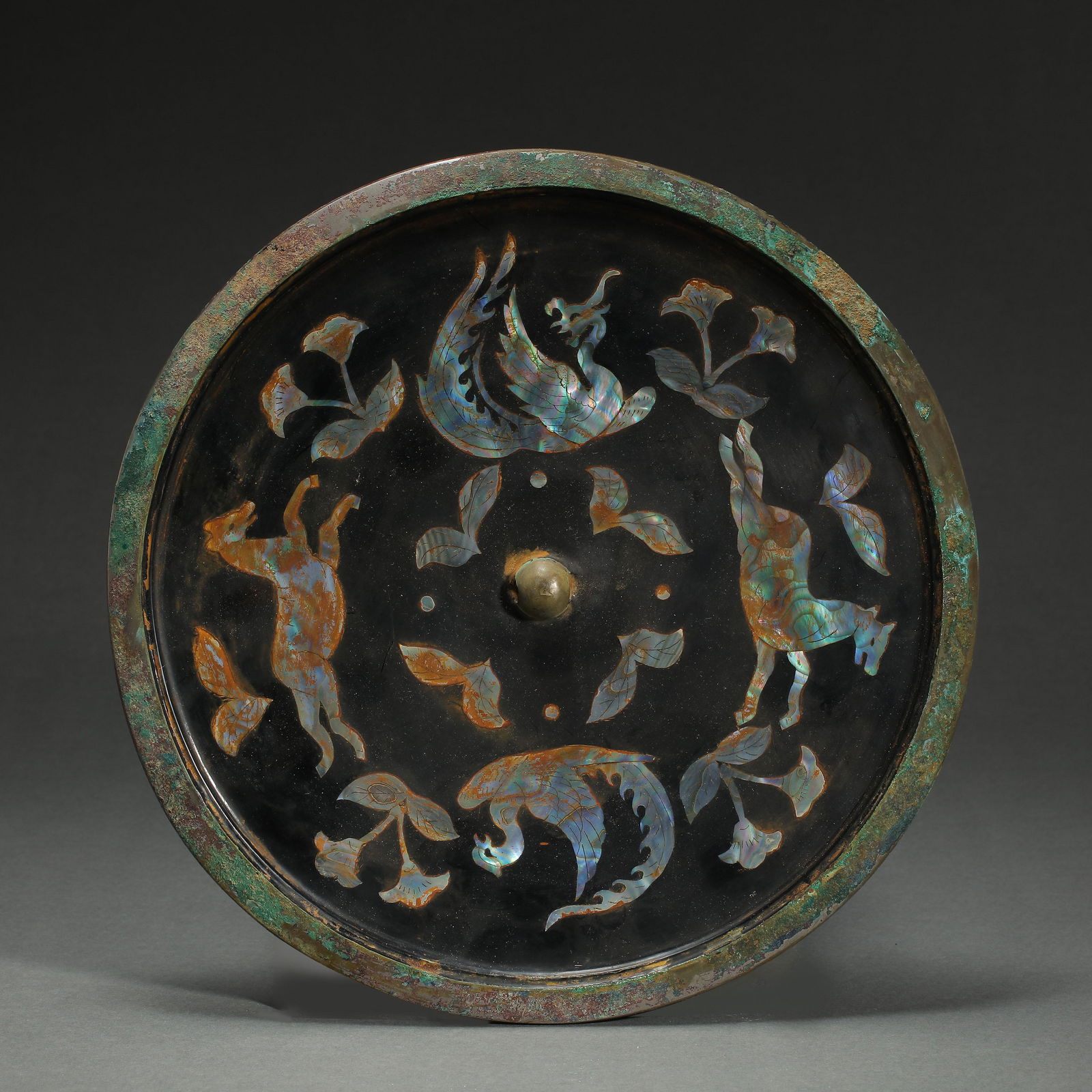 BRONZE MIRROR, CHINESE WAR AND HAN DYNASTY (1 of 7)
