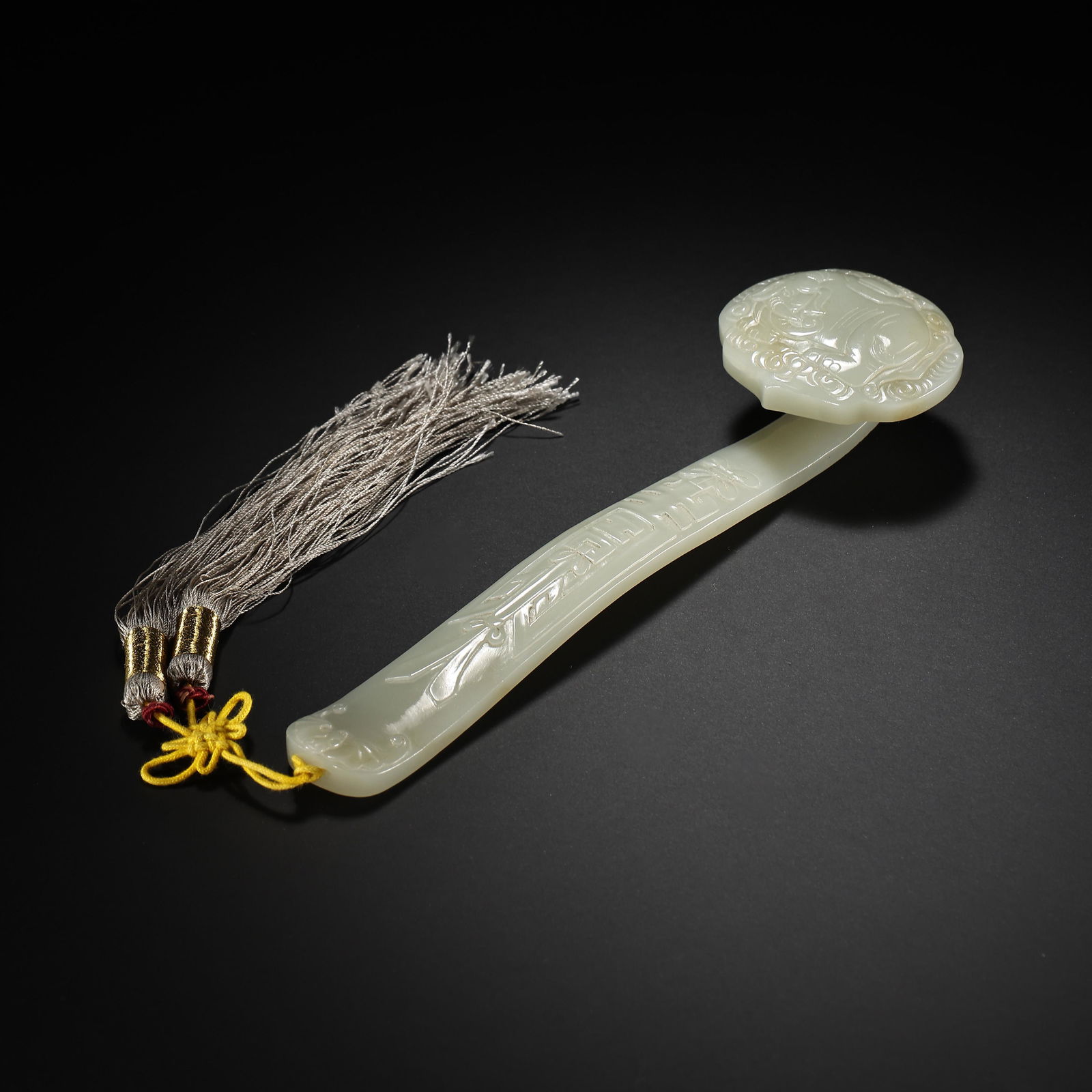 CHINESE QING DYNASTY HETIAN JADE RUYI (1 of 18)