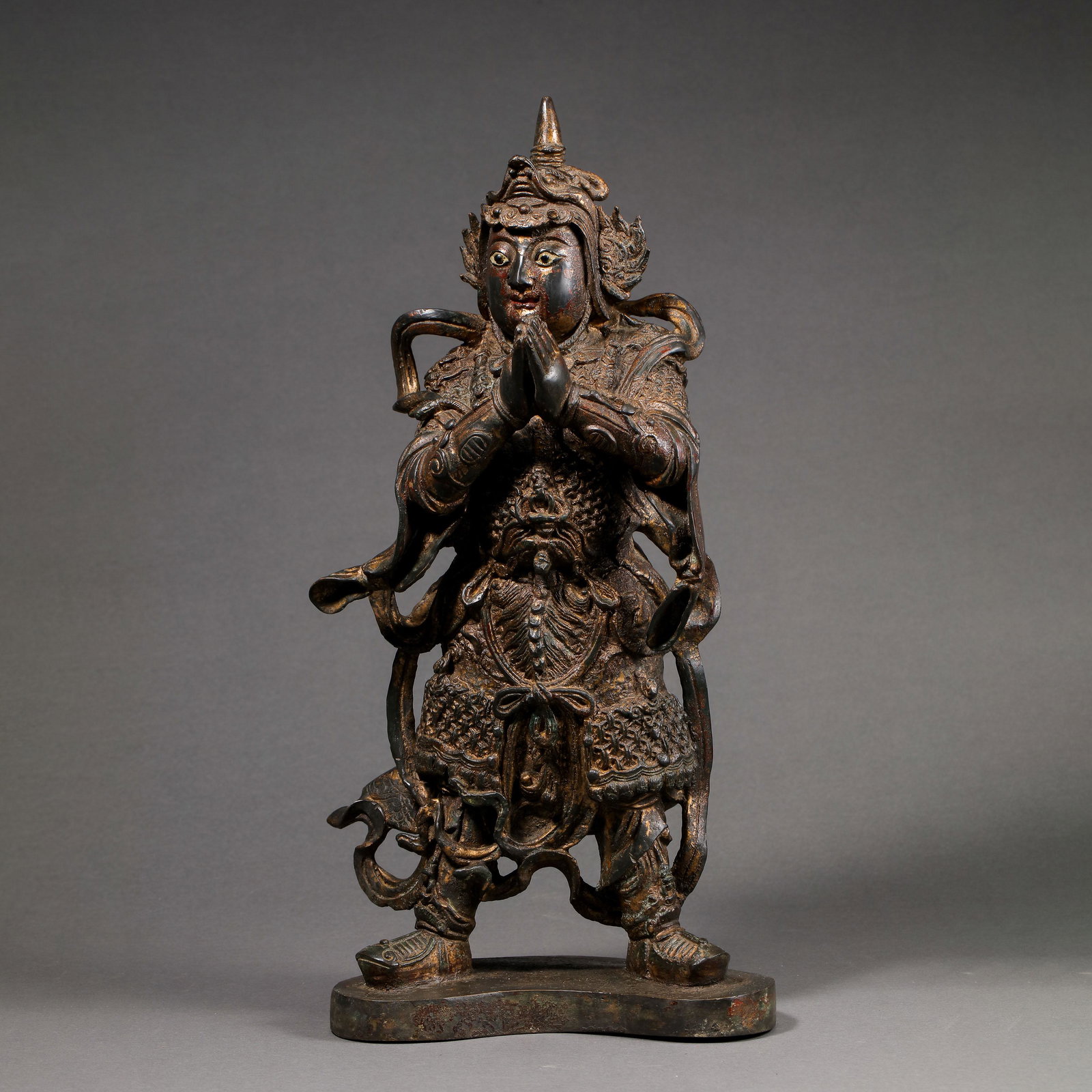 CHINESE MING DYNASTY BRONZE BUDDHA STATUE (1 of 11)