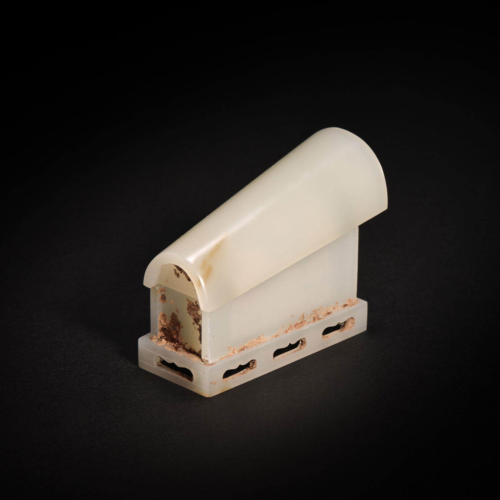 Hotan White Jade Relic Letter from Qing Dynasty, China (1 of 9)