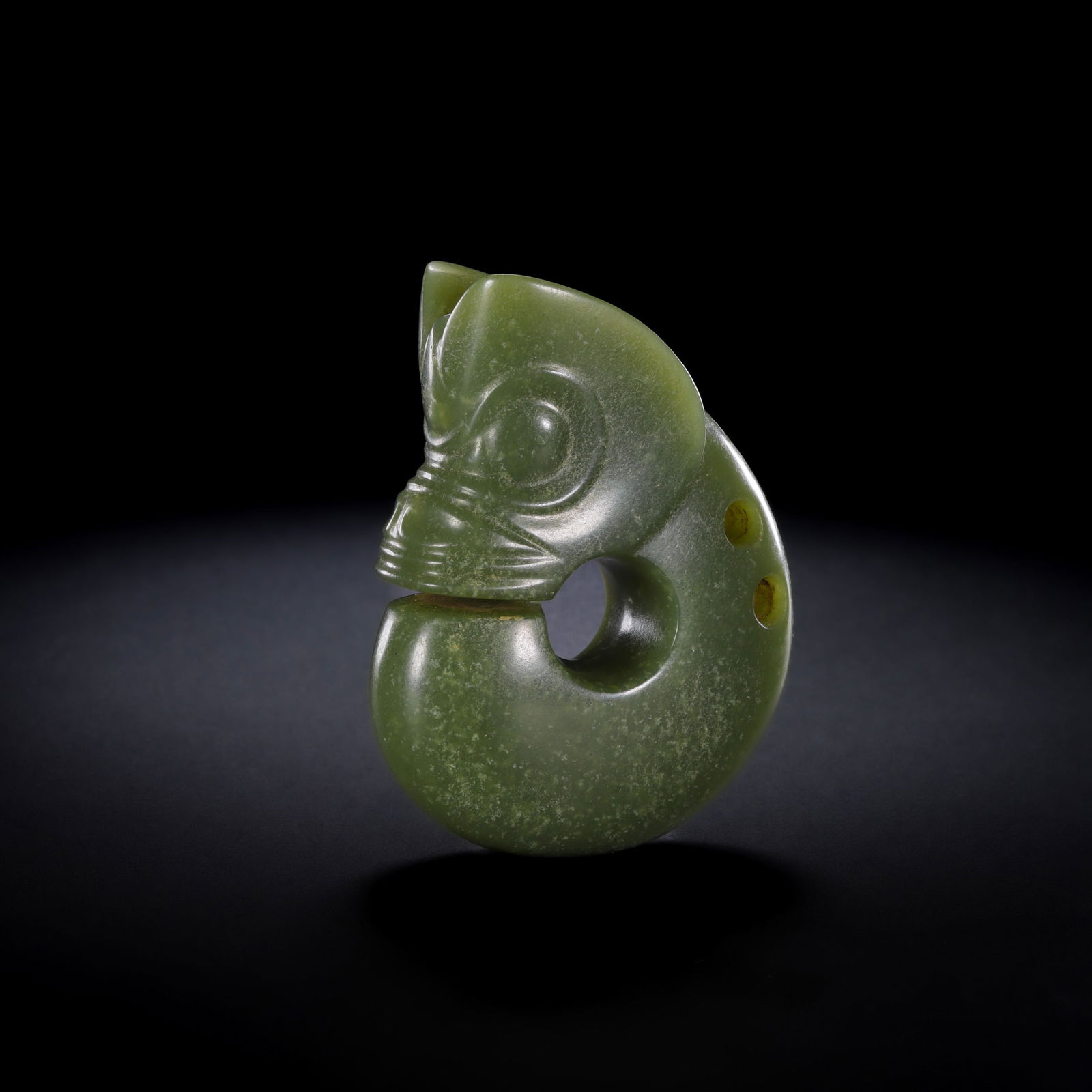 HONGSHAN CULTURE JADE PIG DRAGON, HONGSHAN PERIOD, CHINA (1 of 8)