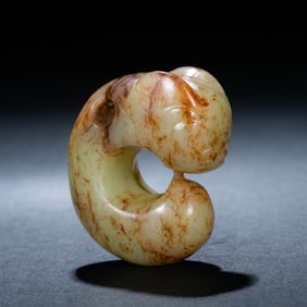 HONGSHAN CULTURE JADE PIG DRAGON, CHINA