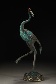 CRANES INLAID WITH PRECIOUS STONES DURING THE WARRING STATES PERIOD, CHINA