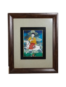 CHINESE QING DYNASTY BUDDHA PAINTING THANGKA