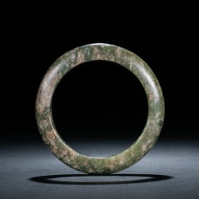 HONGSHAN CULTURE JADE RING, CHINA