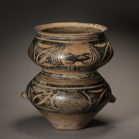 CHINESE NEOLITHIC PERIOD MAJIAYAO CULTURE COLOR POTTERY POT