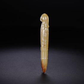CHINESE JADE OWL, HAN DYNASTY