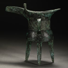 CHINESE SHANG AND ZHOU DYNASTY BRONZE CUP