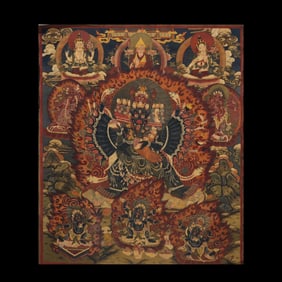 CHINESE THANGKA, QING DYNASTY