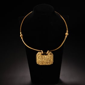 CHINESE QING DYNASTY PURE GOLD LOCK