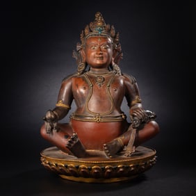 CHINESE MING DYNASTY BUDDHA SITTING STATUE