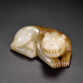 JADE BEAST, HAN DYNASTY, CHINA