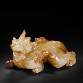 JADE BEAST, HAN DYNASTY, CHINA
