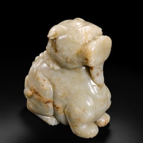 HETIAN JADE BEAST, QING DYNASTY, CHINA