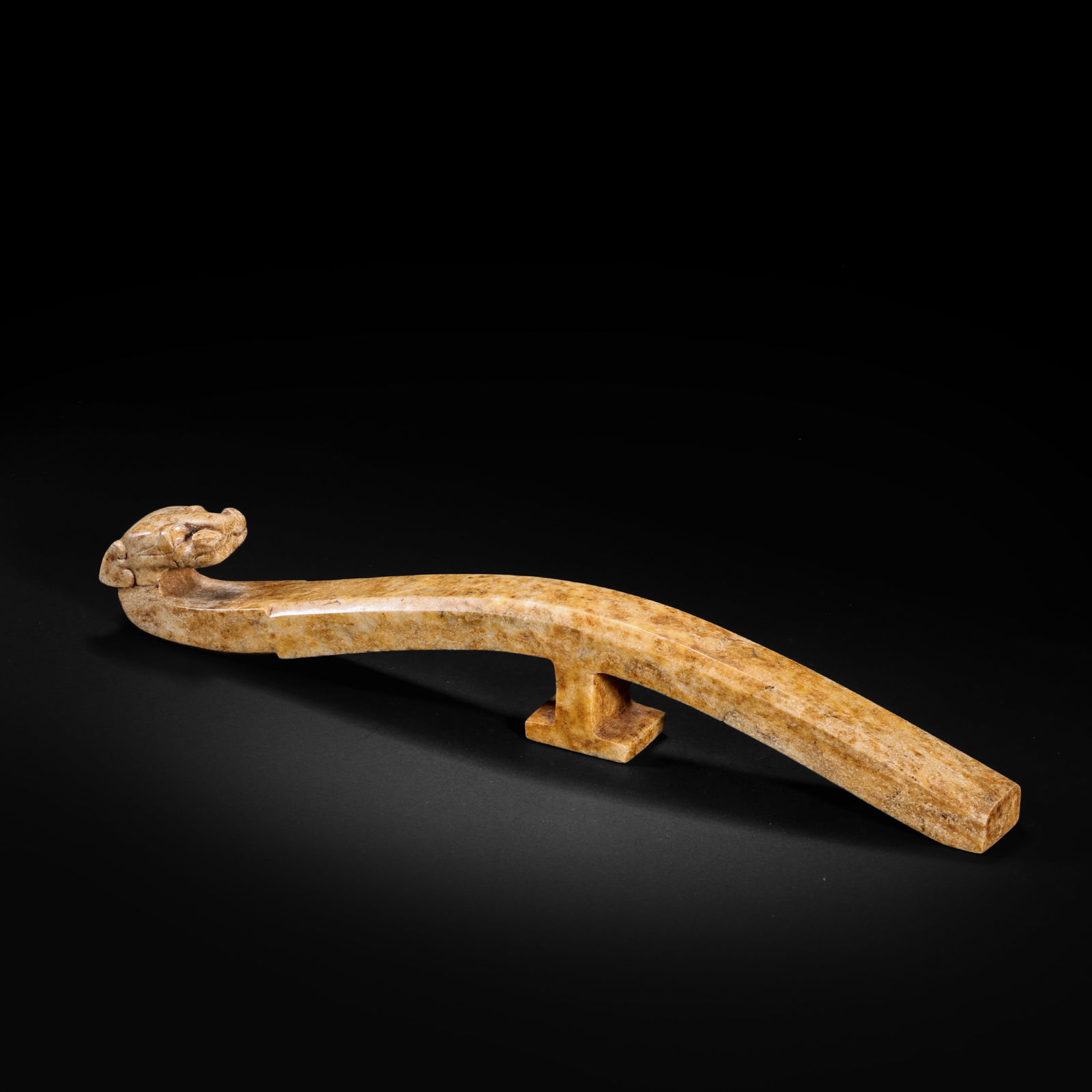 CHINESE HAN DYNASTY JADE DRAGON WITH HOOK (1 of 11)