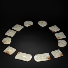 CHINESE LIAO DYNASTY HOTAN JADE BELT BOARD