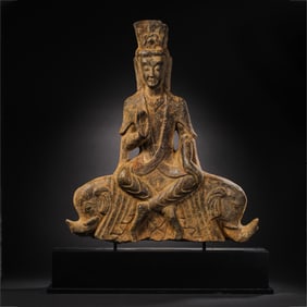 CHINESE GREAT WEI CLIFF BUDDHA STATUE