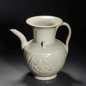 THE LATE TANG DYNASTY AND THE FIVE DYNASTIES DYNASTIES, CHINA CARVED FLOWER PATTERN DOUBLE LINE