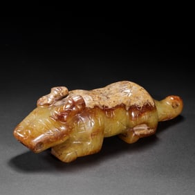 JADE CATTLE IN WESTERN ZHOU DYNASTY, CHINA