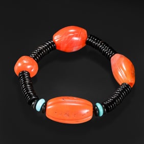 CHINESE TANG DYNASTY SOUTHERN RED BRACELET