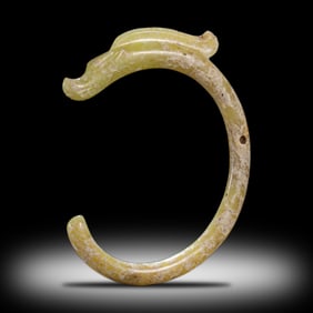 JADE C-DRAGON, HONGSHAN PERIOD, CHINA