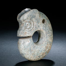 HONGSHAN CULTURE JADE PIG DRAGON IN HONGSHAN PERIOD, CHINA